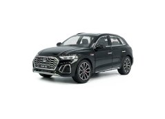Audi Q5 modello in metallo giocattolo luci della batteria suono 1:24 Nero