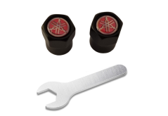 2 peças YAMAHA tampas de válvulas preto
