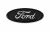 Znak FORD 95 x 38mm přední nebo  zadní - černý lesklý