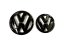 VW PASSAT B8 MK8 (2017-2019) front and rear emblem, logo (14cm and 11cm) - glossy black