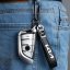 KIA key fob, keychain black leather