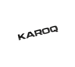 KAROQ kiri - must läikiv 155x25mm