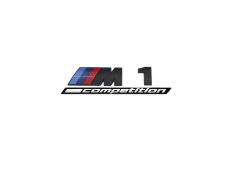 BMW M 1 competetion nápis 130mm černá