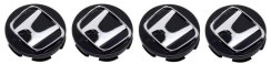 4pcs Wheel center caps HONDA 69mm black chrome 44732-T2A-A31 44732-T7W-A01 08W40-SWN-9000-02 08W15-SDE-7N0A2 08W40-SLG-90001