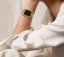 APPLE WATCH Band for Women Screen Protector Diamond Crystal Protective Case with Metal Band for iWatch Series 7/8 Gold 41mm