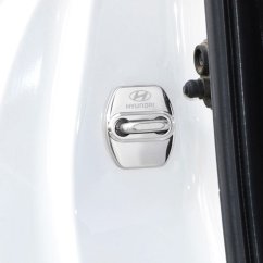 4 pcs HYUNDAI A Protective cover for the door latch- silver