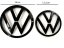 VW GOLF VIII MK8 (2021-2023) front and rear emblem, logo (14cm and 11cm) - glossy black