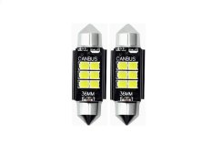 Autolampen met LED-achtergrondverlichting 36mm 12V C5W-6SMD-3030 Canbus 150LM Wit