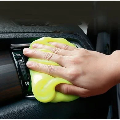 3pc cleaning gel, slime for the interior of the car, cars - green