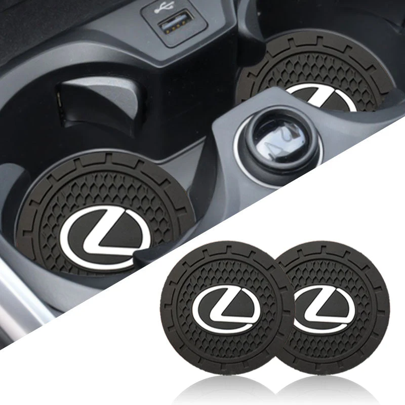 LEXUS, 2 pcs Coasters, drink mat for the drink holder