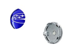 Wheel center cap SUBARU 60mm blue