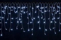 LUMA LED Christmas light rain with a flash, 105 LEDs 2,5m power cable 5m IP44 cold white with a timer