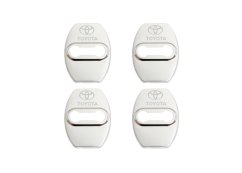 4 pcs TOYOTA Protective cover for the door latch- silver