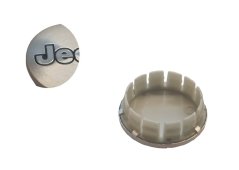 Calota central da roda JEEP 56mm prata 52059522AA
