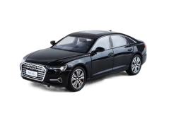 Audi A6 L kovinski model igrače luči baterije zvok 1:24 Črna