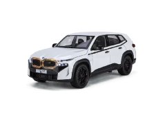 BMW XM igrača kovinski model luči na baterije zvok 1:24 bela