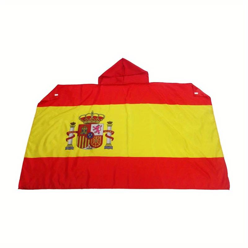 Original hooded body flag (150x90cm, 3x5ft) - Spain