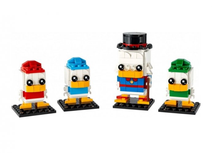 LEGO BrickHeadz 40477 Oncle Skrblík, Dulik, Bubík et Kulík