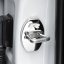 4 pcs VOLKSWAGEN R LINE Protective cover for the door latch- silver