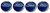 4pcs Wheel center caps, blue FORD 60mm
