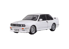 BMW M3 E30 metal model toy battery lights sound 1:24 White