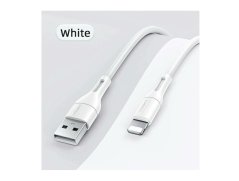 USAMS USB laidas Lightning U68 2A 100cm baltas