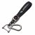 HONDA MOTO key fob, keychain black leather