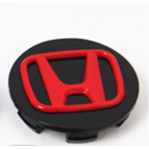 Wheel center cap HONDA 69mm black red 44732-T2A-A31 44732-T7W-A01 08W40-SWN-9000-02 08W15-SDE-7N0A2 08W40-SLG-90001