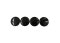 4pcs Wheel center caps VW VOLKSWAGEN 65mm 3B7601171 Black glossy