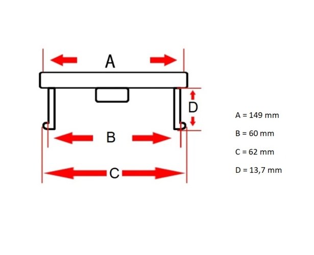 VW Volkswagen kołpak środkowy, oslona kola dekielek 149mm srebrny 3B0601149L