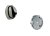 Wheel center cap HONDA 60mm silver black