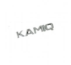 KAMIQ inscription - chrome shiny 147mm