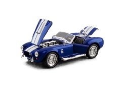 Ford Shelby Cobra 427 SC metalowy model zabawkowego światła na akumulator dźwięk w skali 1:22 w kolorze Czarnym