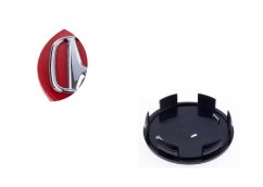 Κεντρικό καπάκι τροχού HONDA 58mm κόκκινος χρωμίου 2602000010