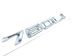 760Li inscription old style - chrome