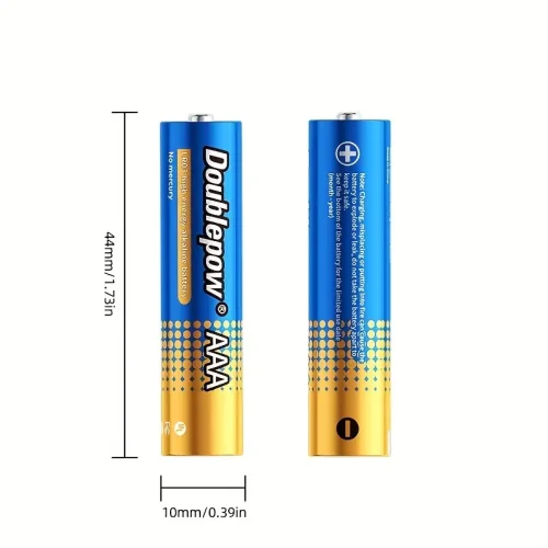 12 leistungsstarke AAA -Alkalibatterien mit 1,5 V und einer Lebensdauer von 10 Jahren