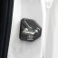 4 pcs SUBARU Protective cover for the door latch- black glossy