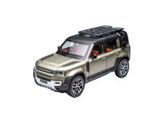 Land Rover Defender metalen model speelgoedbatterijverlichting klinkt 1:24 Groente