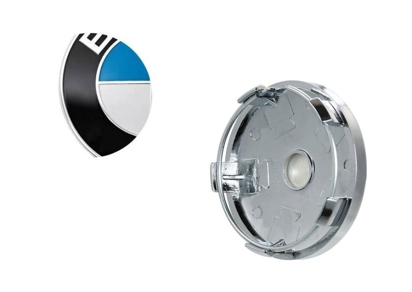Wheel center cap BMW 60mm blue