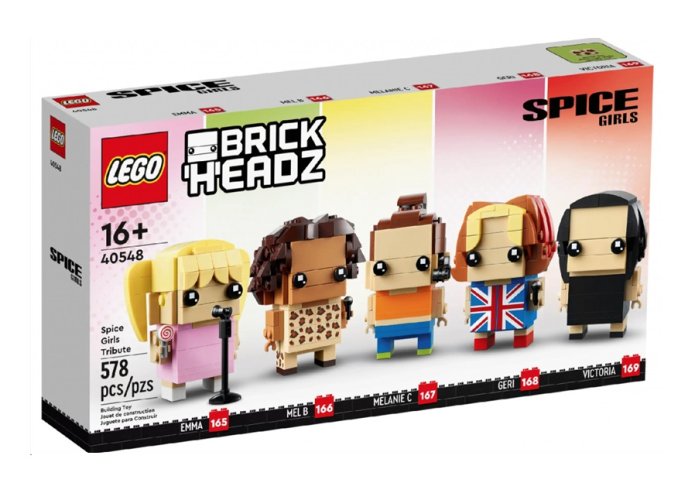 LEGO BrickHeadz 40548 Kunnianosoitus Spice Girlsille