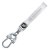 HYUNDAI key fob, keychain white leather
