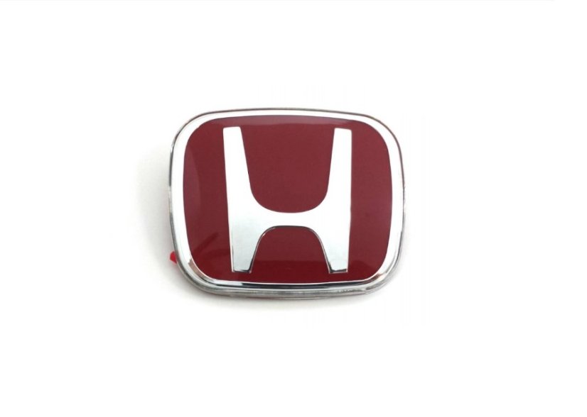 Emblem Honda Accord 12 ELYSION front red chrome 35114-TOA-H11