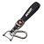 Ducati Chaveiro, couro preto