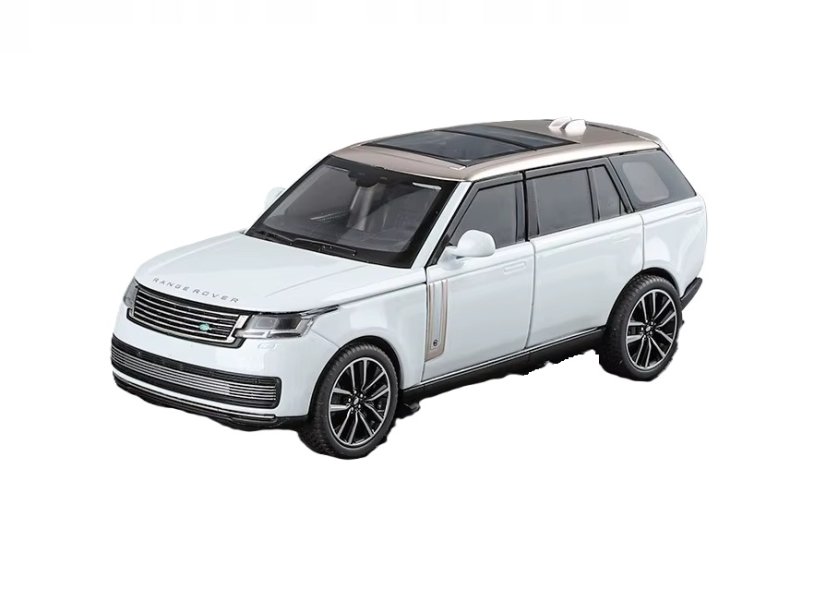 Range Rover SV metalen model speelgoedbatterijverlichting klinkt 1:32 Wit