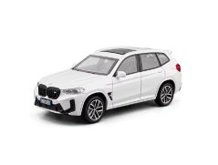 BMW X3M metalowy model zabawkowego światła na akumulator dźwięk w skali 1:32 w kolorze Białym