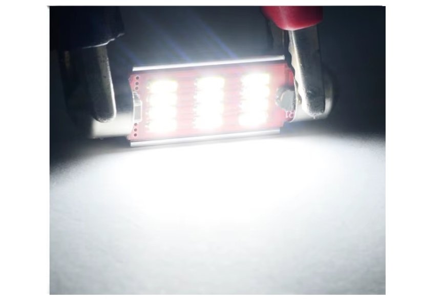 Car bulbs with LED backlight 39mm 12V C5W-12SMD-4014 Canabus 150LM White