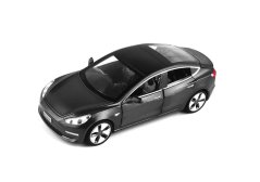 Tesla model 3 metal model toy battery lights sound 1:32 black