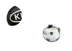 Hjulcenterkappe KIA 60mm sort
