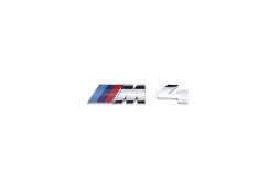 BMW M 4 nápis 80mm stříbrná