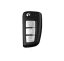 LUXURY key cover for NISSAN cars black glossy/chrome